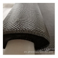 Material de fibra de carbono de tejido liso tela de tela